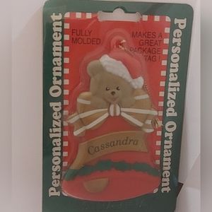 Cassandra Ornament/ gift tag